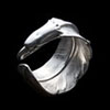EAGLE HEAD FEATHER RING