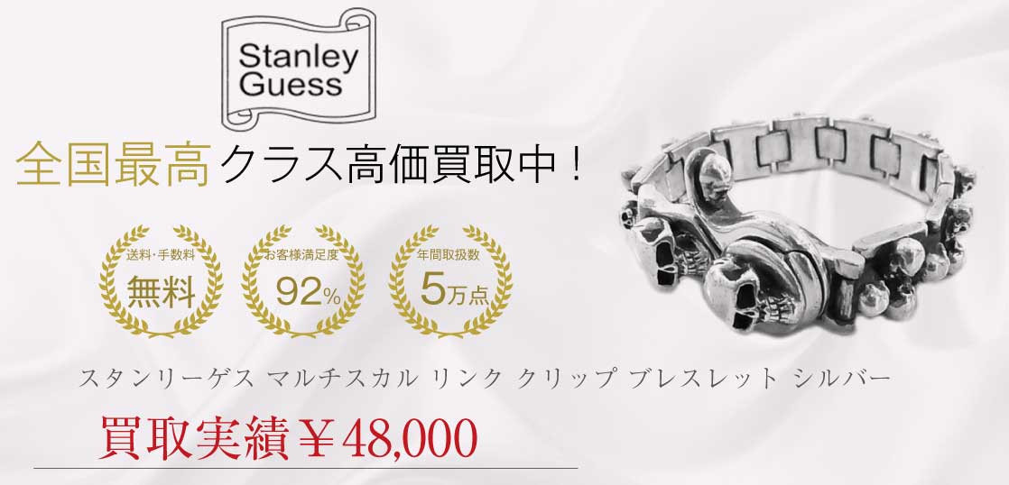 スタンリーゲス STANLEY GUESS マルチ スカル リンク クリップ